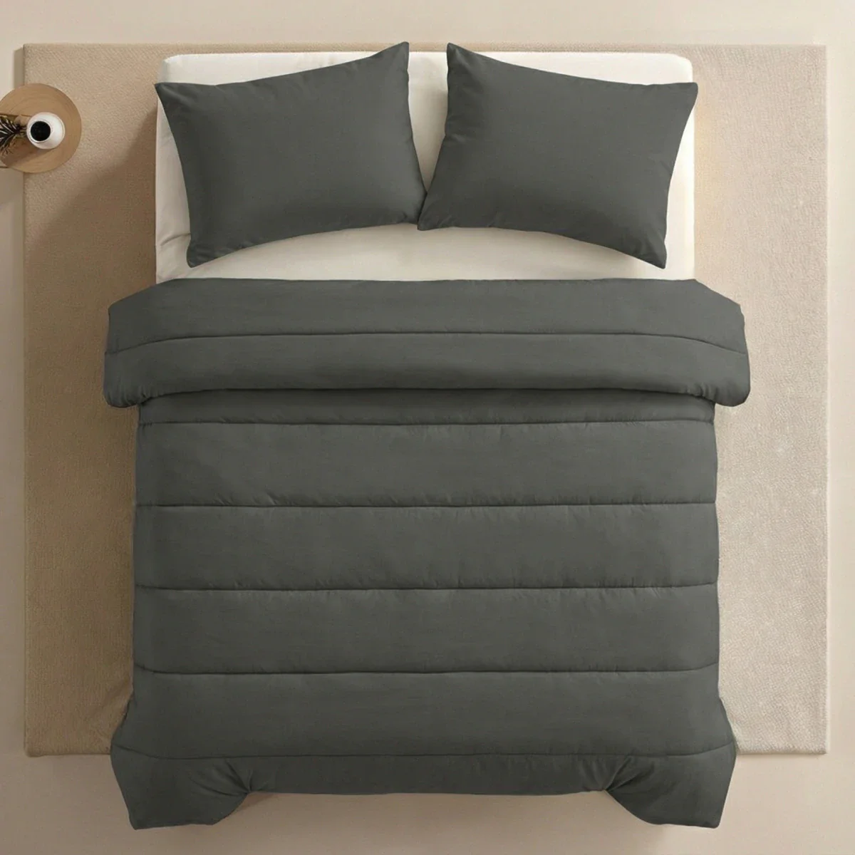 Zelesta Comfort Uni Bettdecke - Anthrazit - Image 4