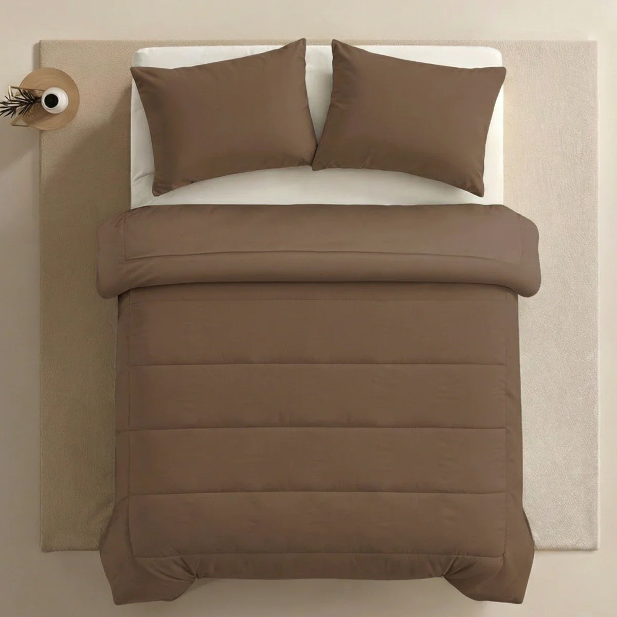 Zelesta Comfort Uni Sommerbettdecke - Mokka - Image 4
