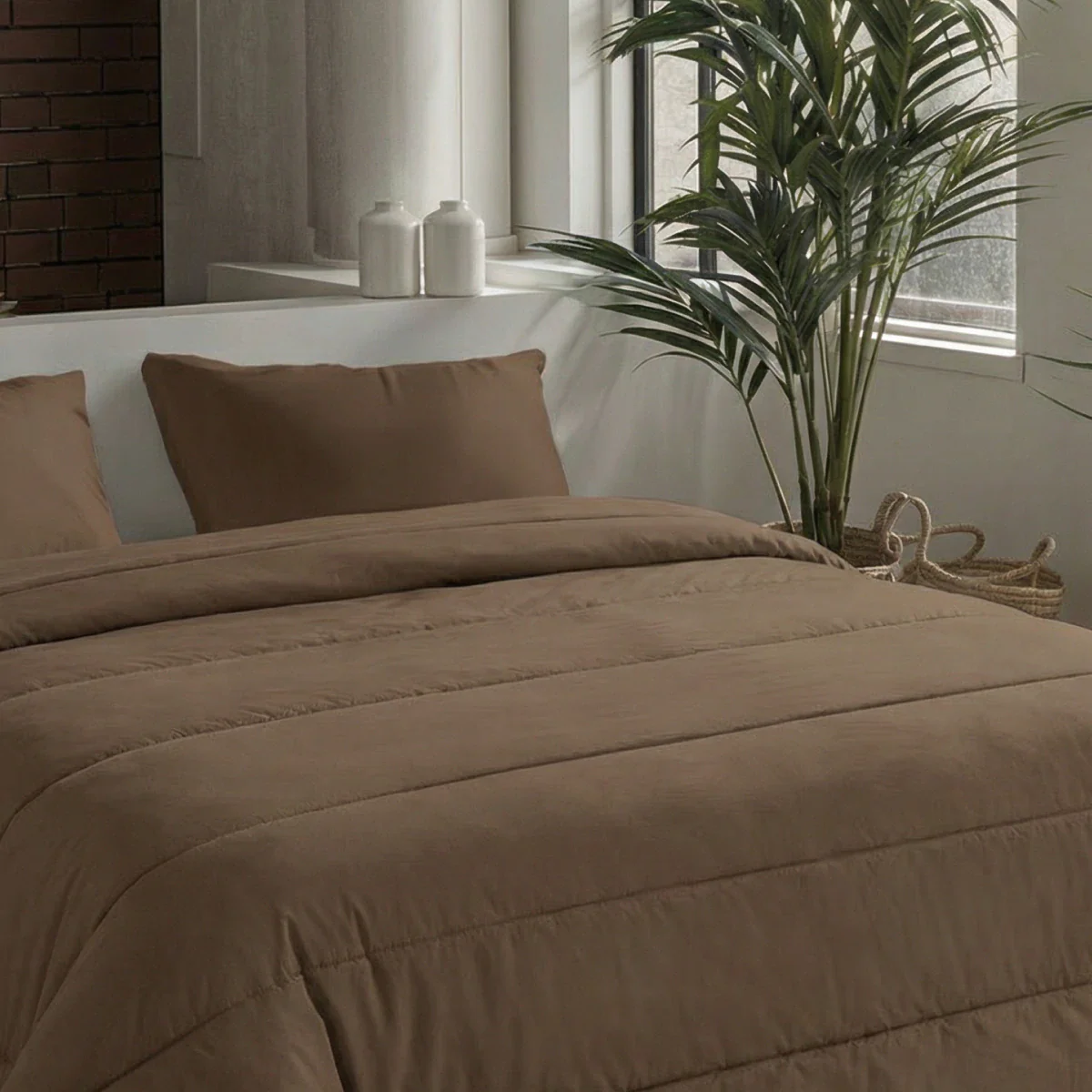 Zelesta Comfort Uni Bettdecke - Mokka - Image 3