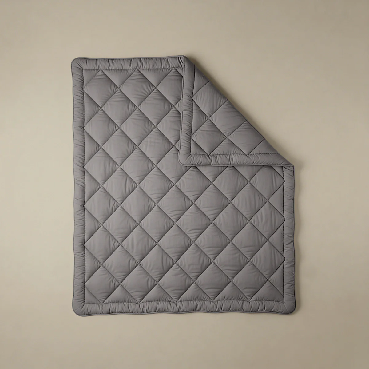 Zelesta Comfort Uni Diamond Bettdecke – Braun-Grau - Image 4