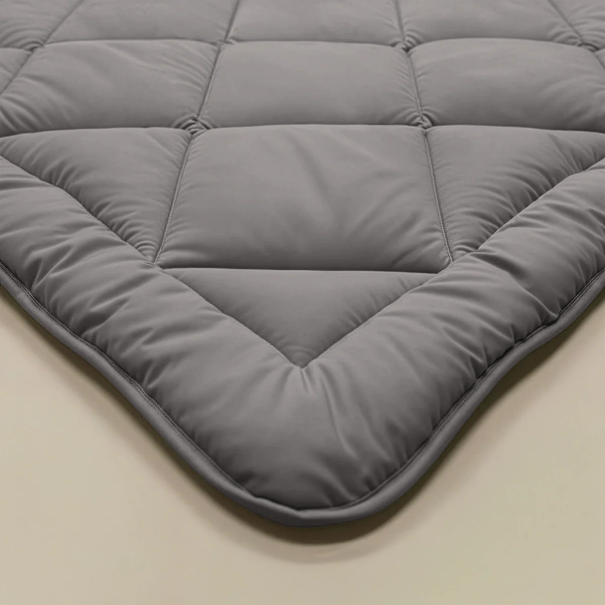 Zelesta Comfort Uni Diamond Bettdecke – Braun-Grau - Image 5