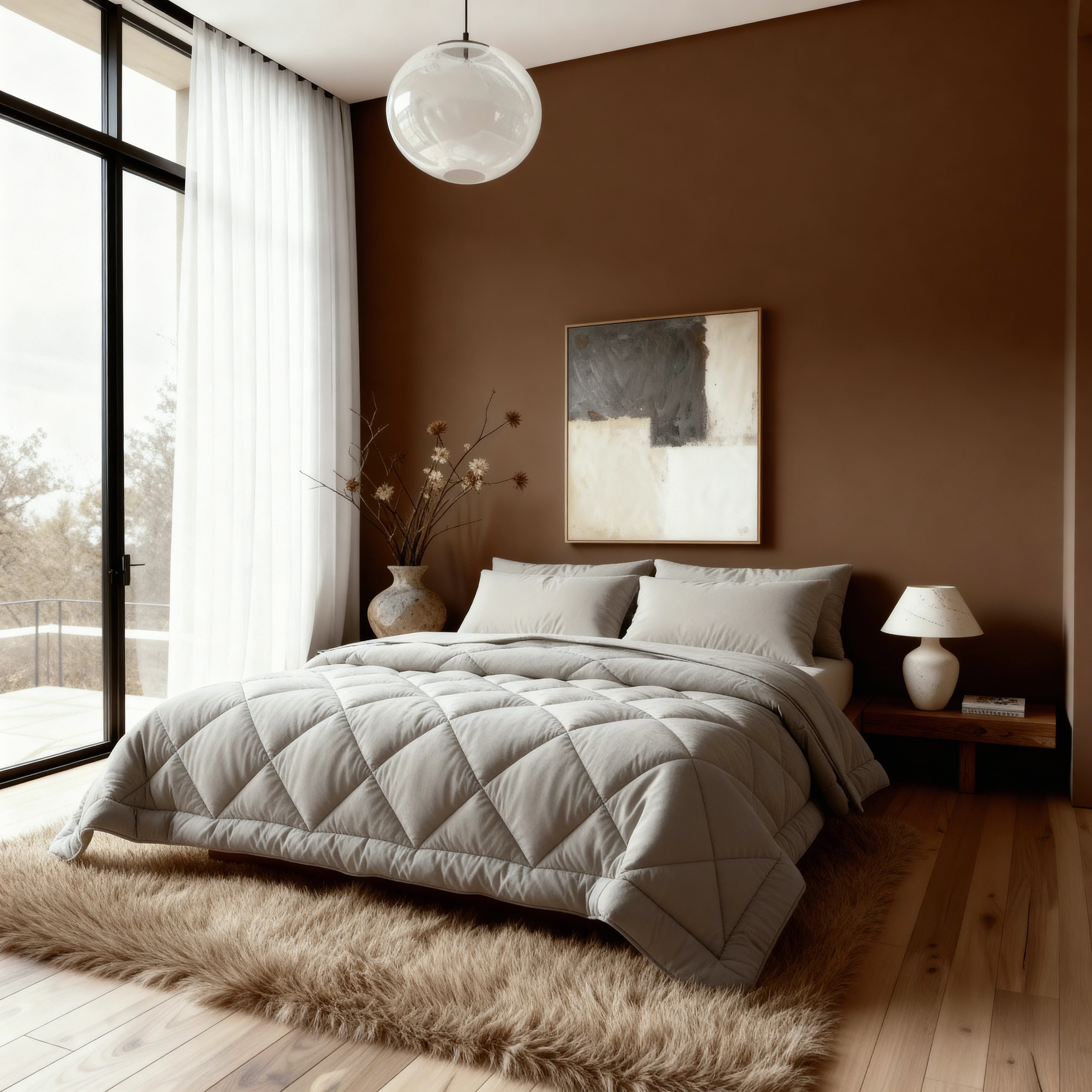 Zelesta Comfort Uni Diamond Bettdecke – Sandbeige - Image 3