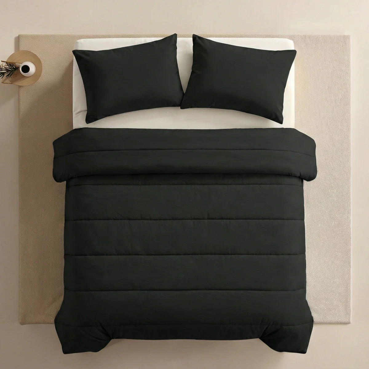 Zelesta Comfort Uni Sommerbettdecke - Schwarz - Image 4