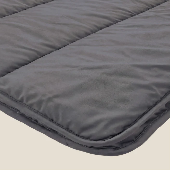 Zelesta Comfort Uni Sommerbettdecke - Steingrau - Image 6