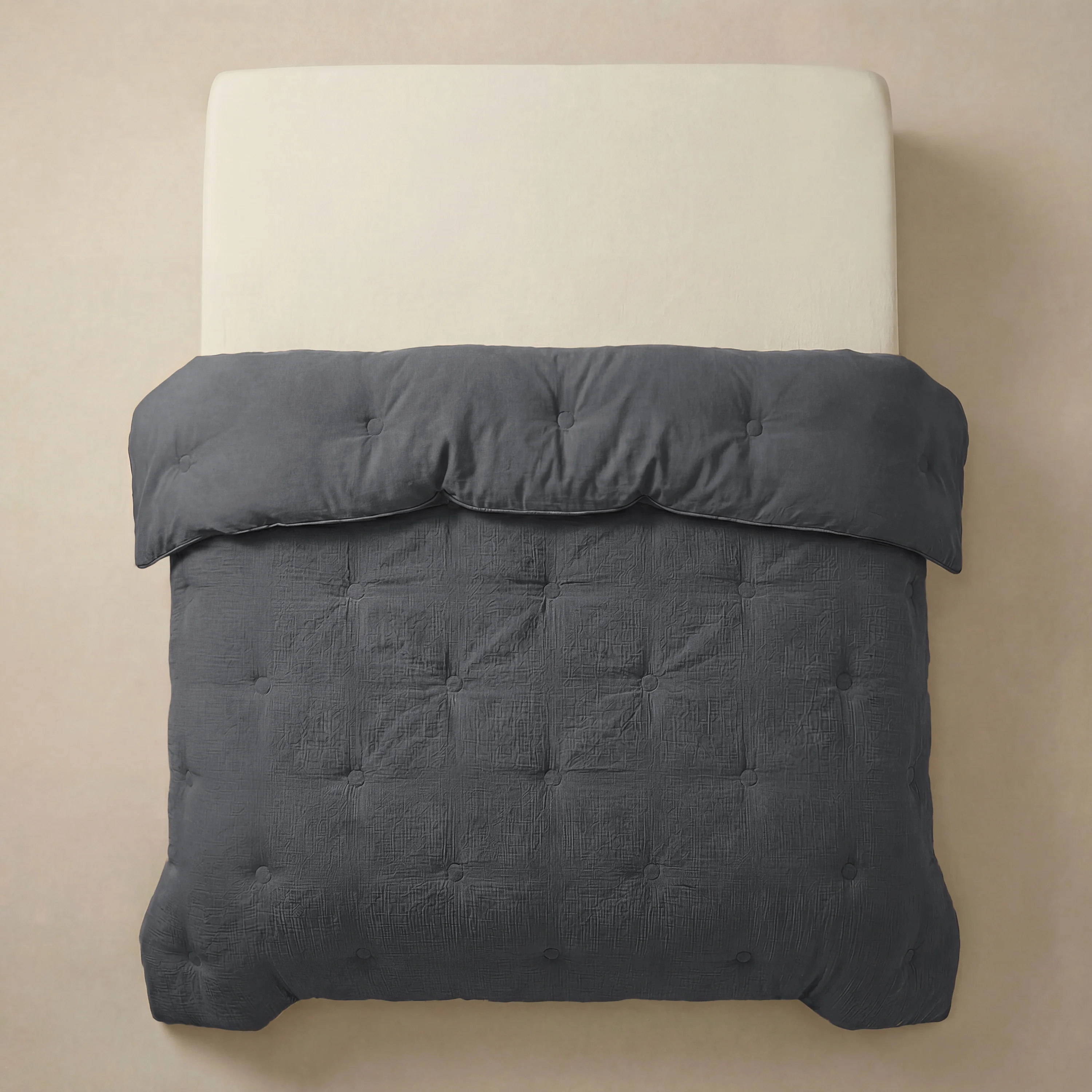 Zelesta Deluxe Musselin-Baumwolle Bettdecke - Anthrazit - Image 5