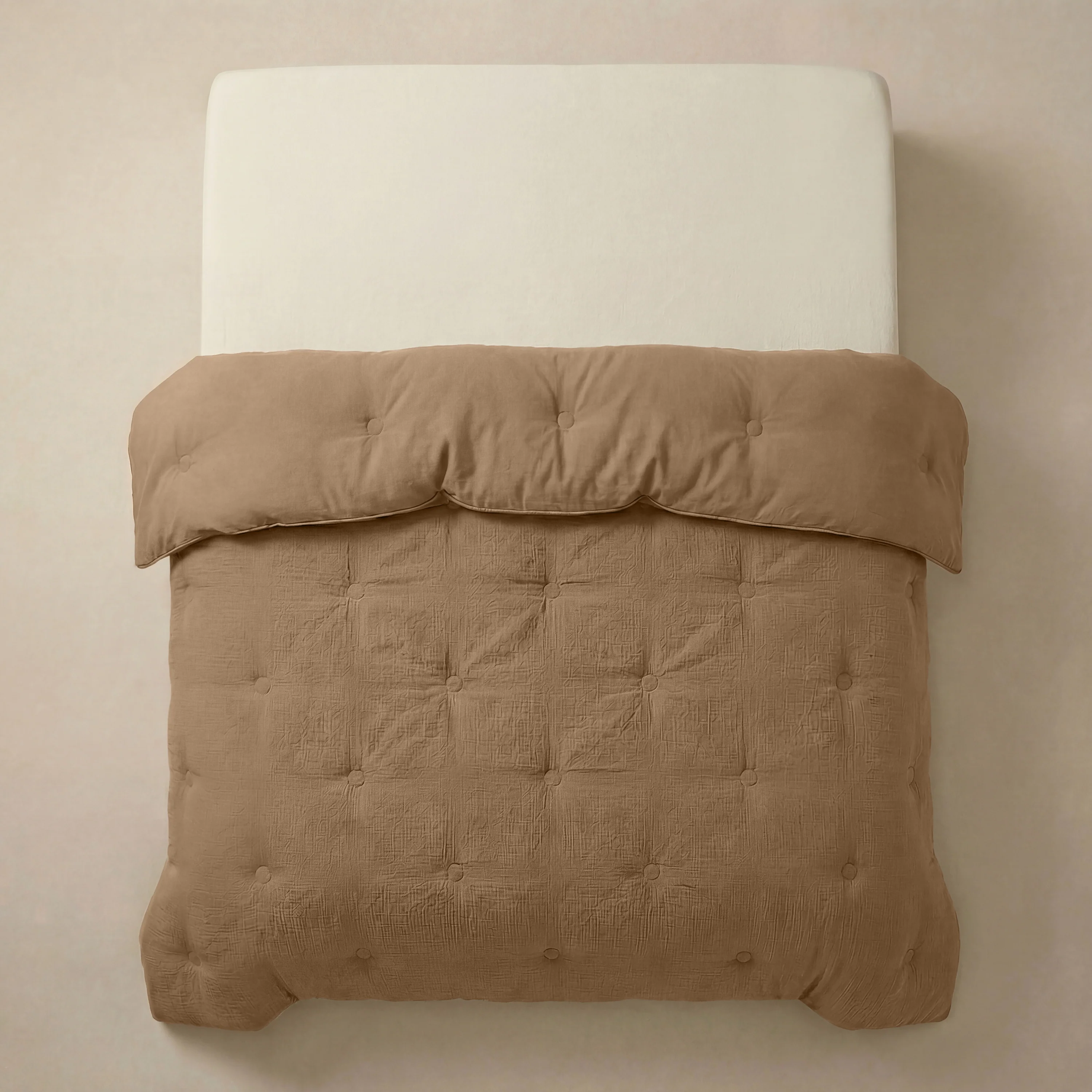 Zelesta Deluxe Musselin- Baumwolle Bettdecke - Braun - Image 6