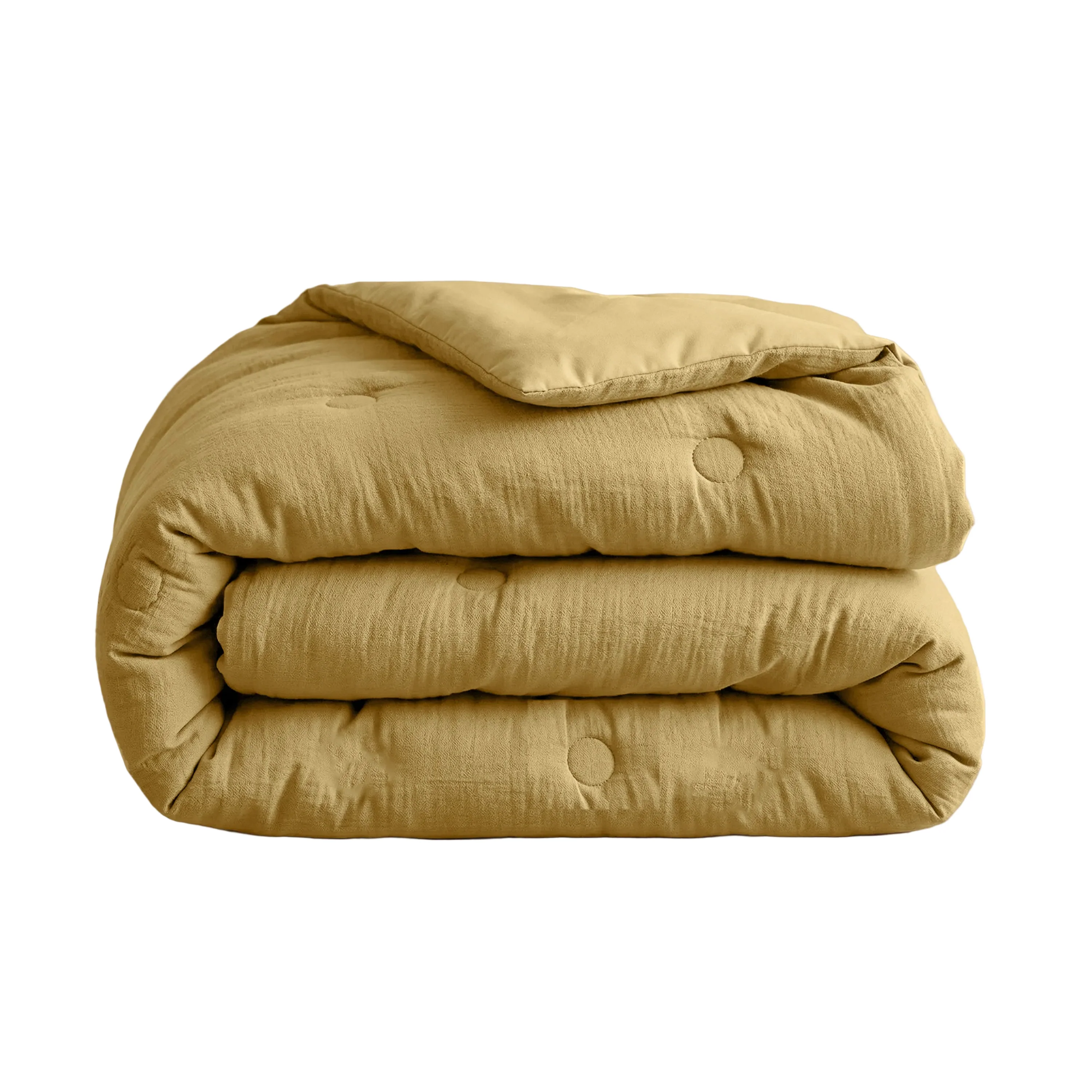 Zelesta Deluxe Musselin-Baumwolle Bettdecke - Ocker
