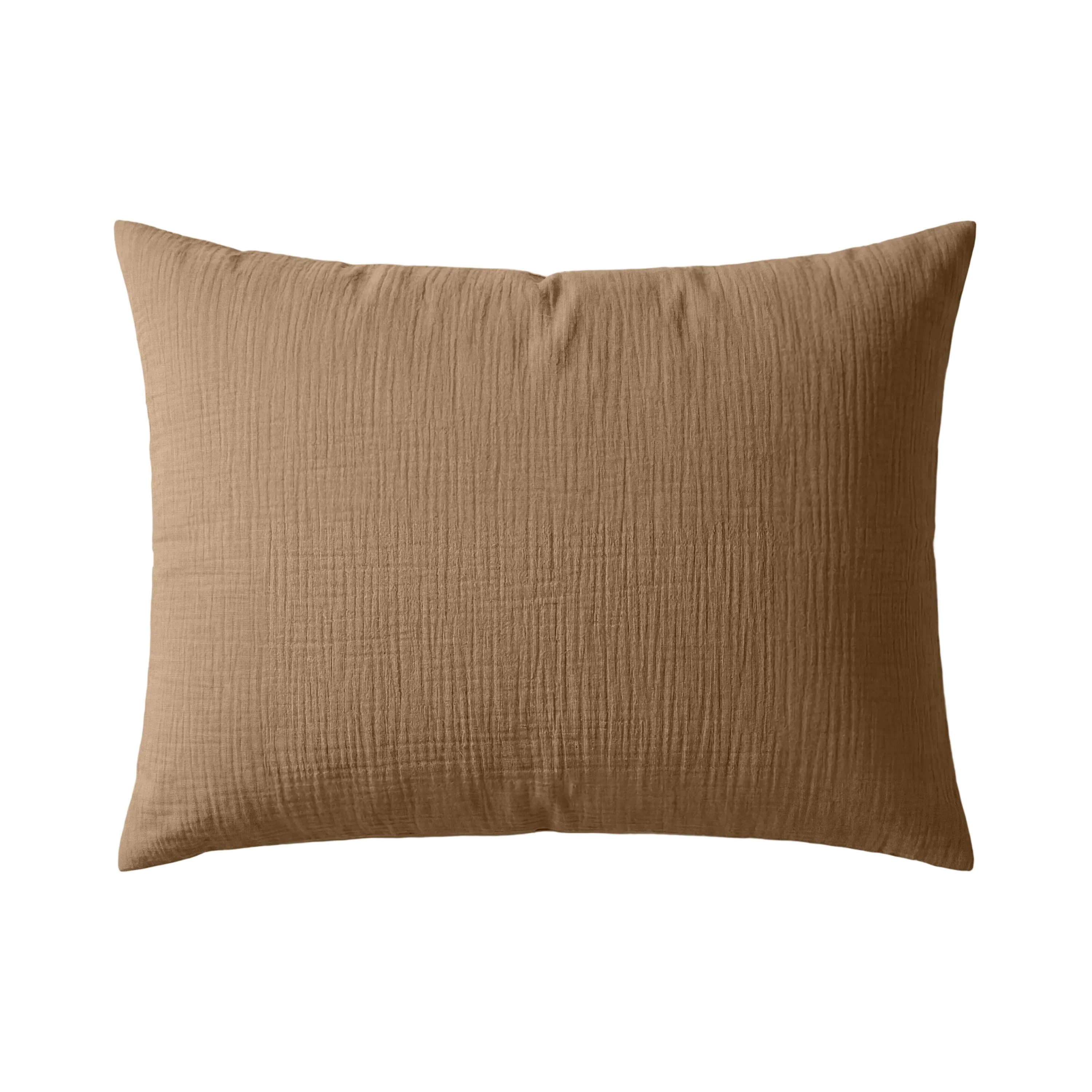 Zelesta Deluxe Baumwolle Musselin Kissenbezüge Set von 2 - Braun