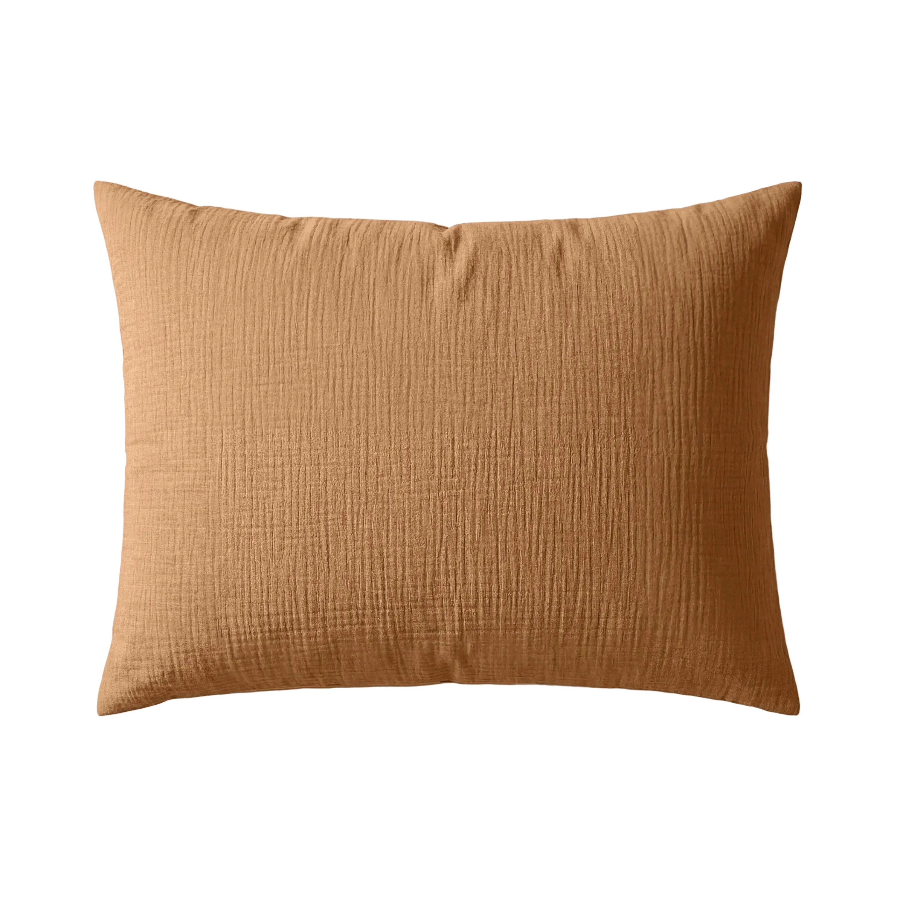 Zelesta Deluxe Baumwolle Musselin Kissenbezüge Set von 2 - Terra