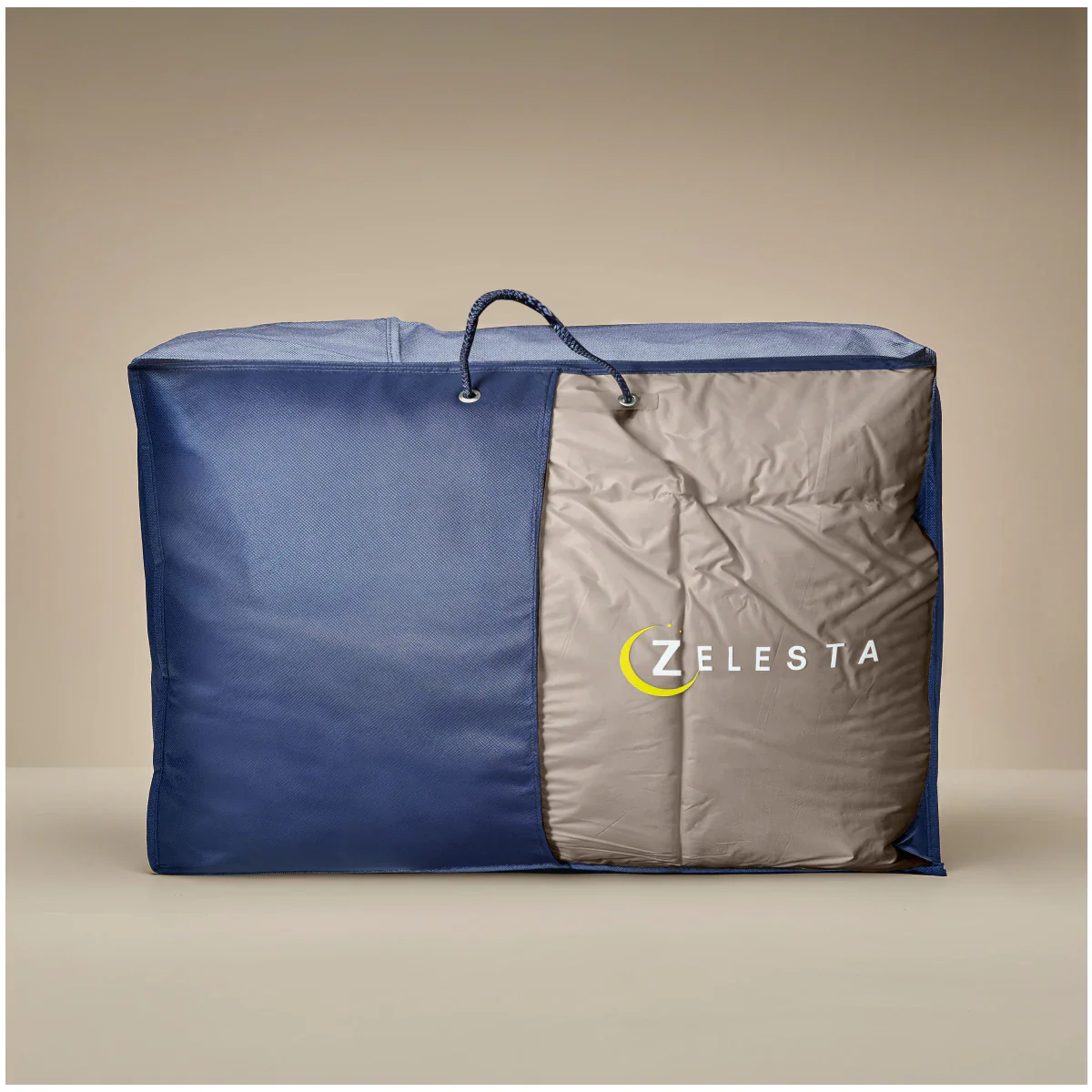 Zelesta Deluxe Uni Baumwollsatin Sommerbettdecke - Walnussbraun - Image 5