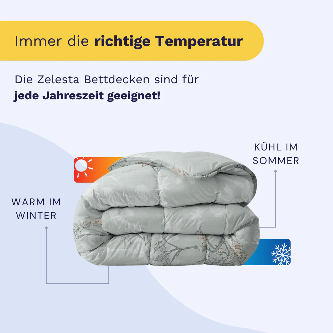 Zelesta Everyday Design Bettdecke - Aqua Forest - Image 5