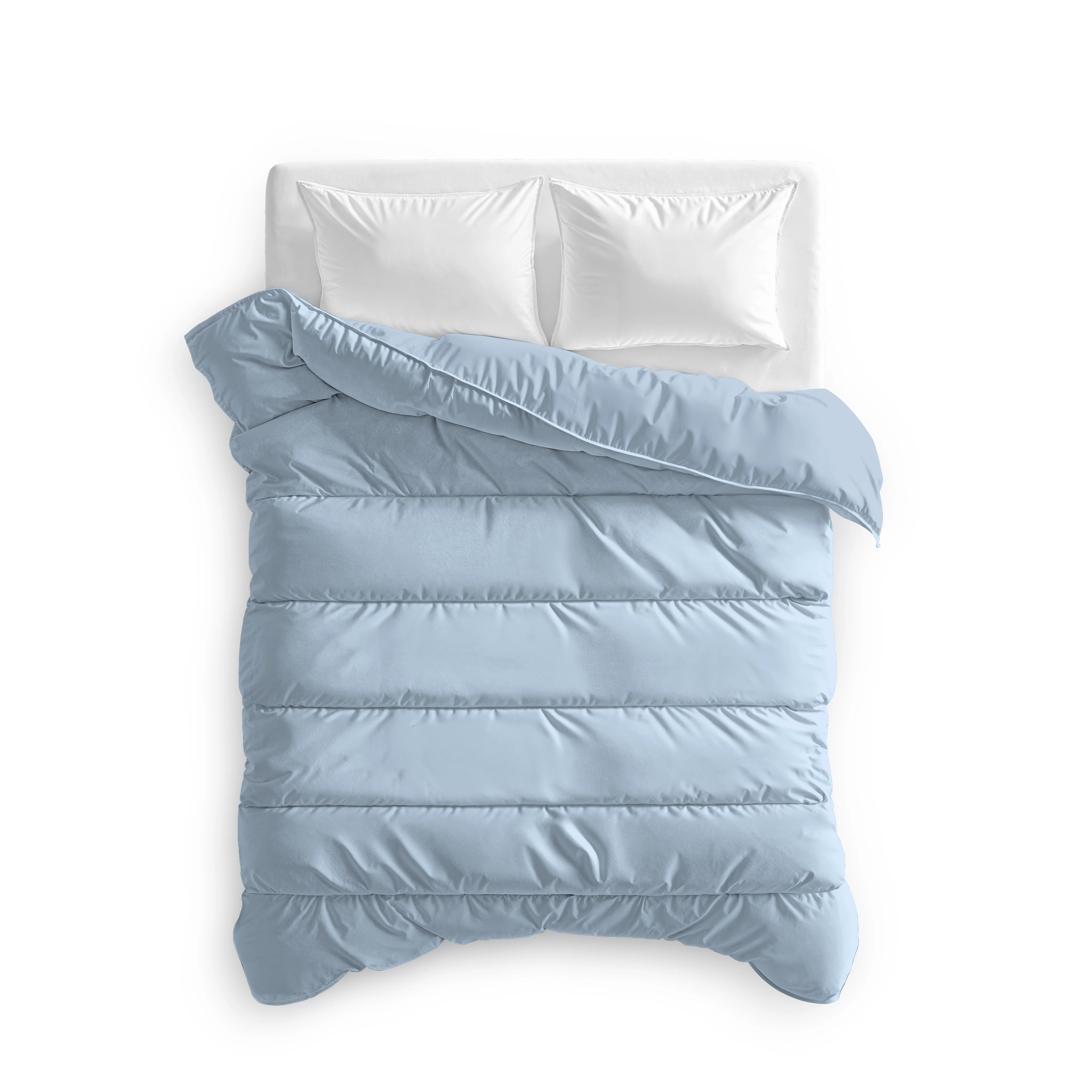Zelesta Everyday Uni Bettdecke – Hellblau - Image 2