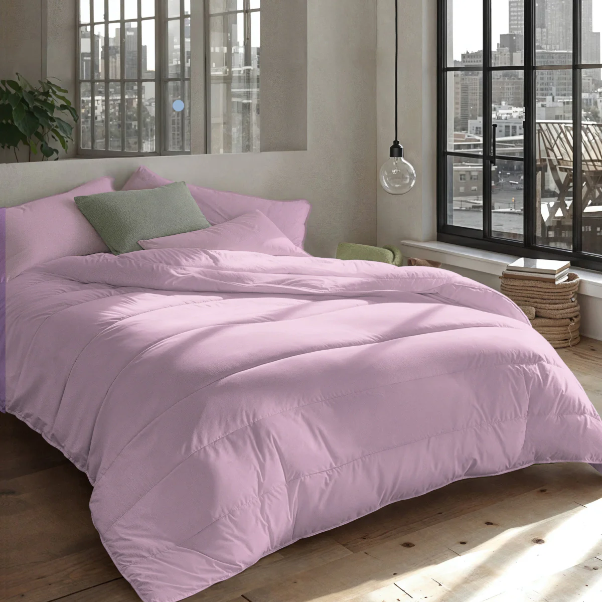 Zelesta Everyday Uni Bettdecke - Pastellrosa - Image 2