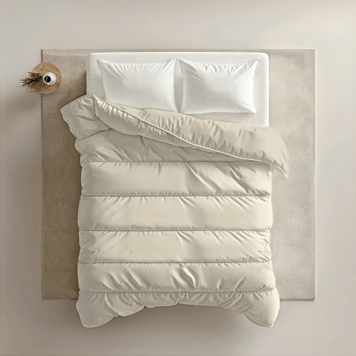 Zelesta Everyday Uni Bettdecke - Sandbeige - Image 3