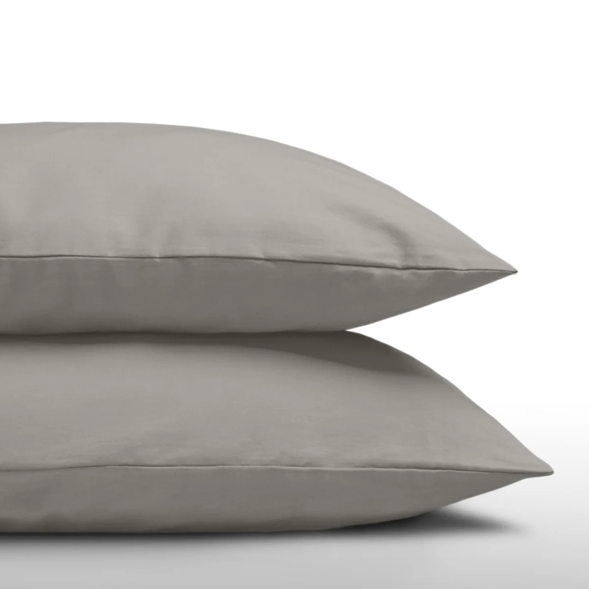 Zelesta Everyday Uni Kissenbezüge Set von 2 - Zartes Grau