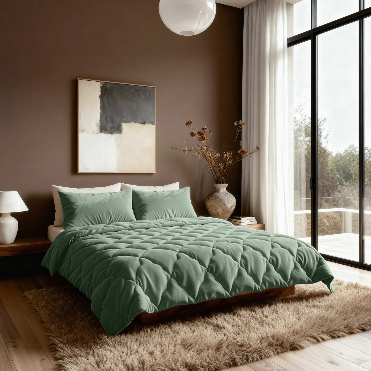 Zelesta Flanel Uni - Grün - Image 3