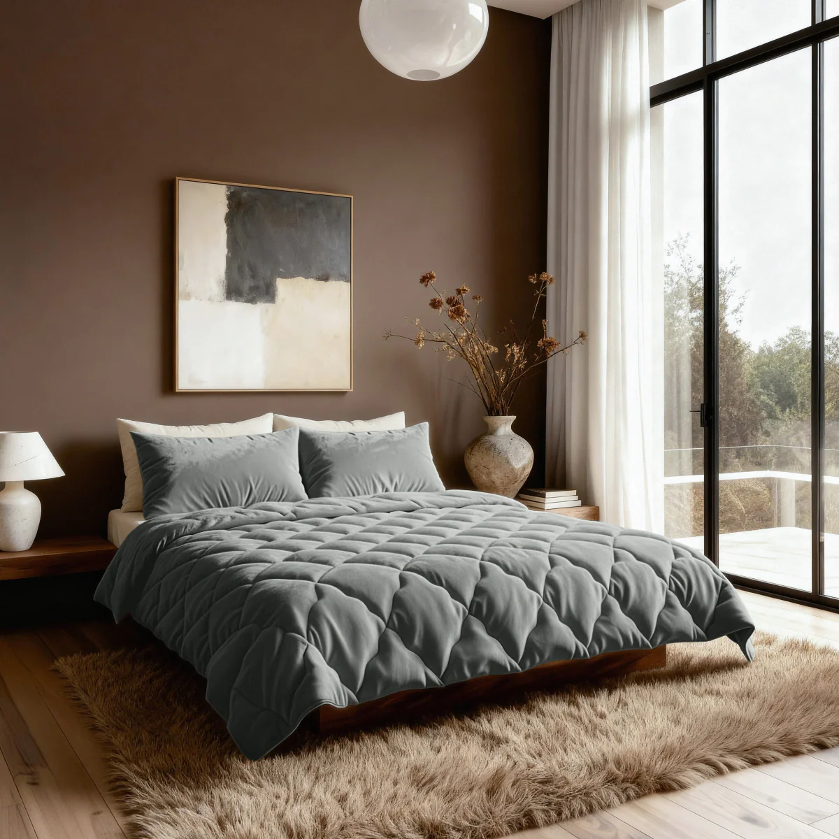 Zelesta Flanel Uni - Khaki - Image 3