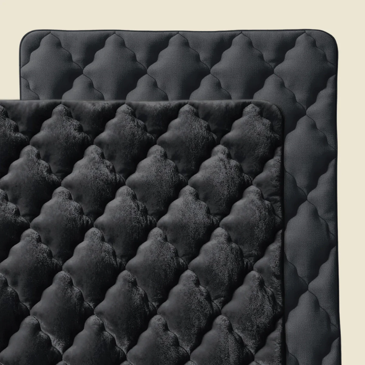 Zelesta Flanel Uni - Schwarz - Image 4
