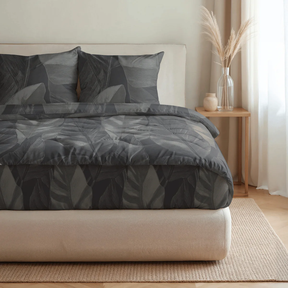Zelesta Pure Design Baumwolle Bettdecke - Black Swan - Image 3