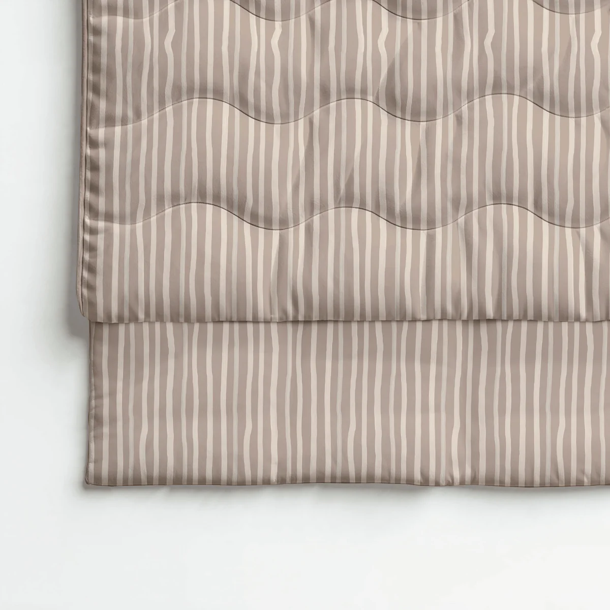 Zelesta Pure Design Baumwolle Bettdecke - Brown Stripes - Image 6