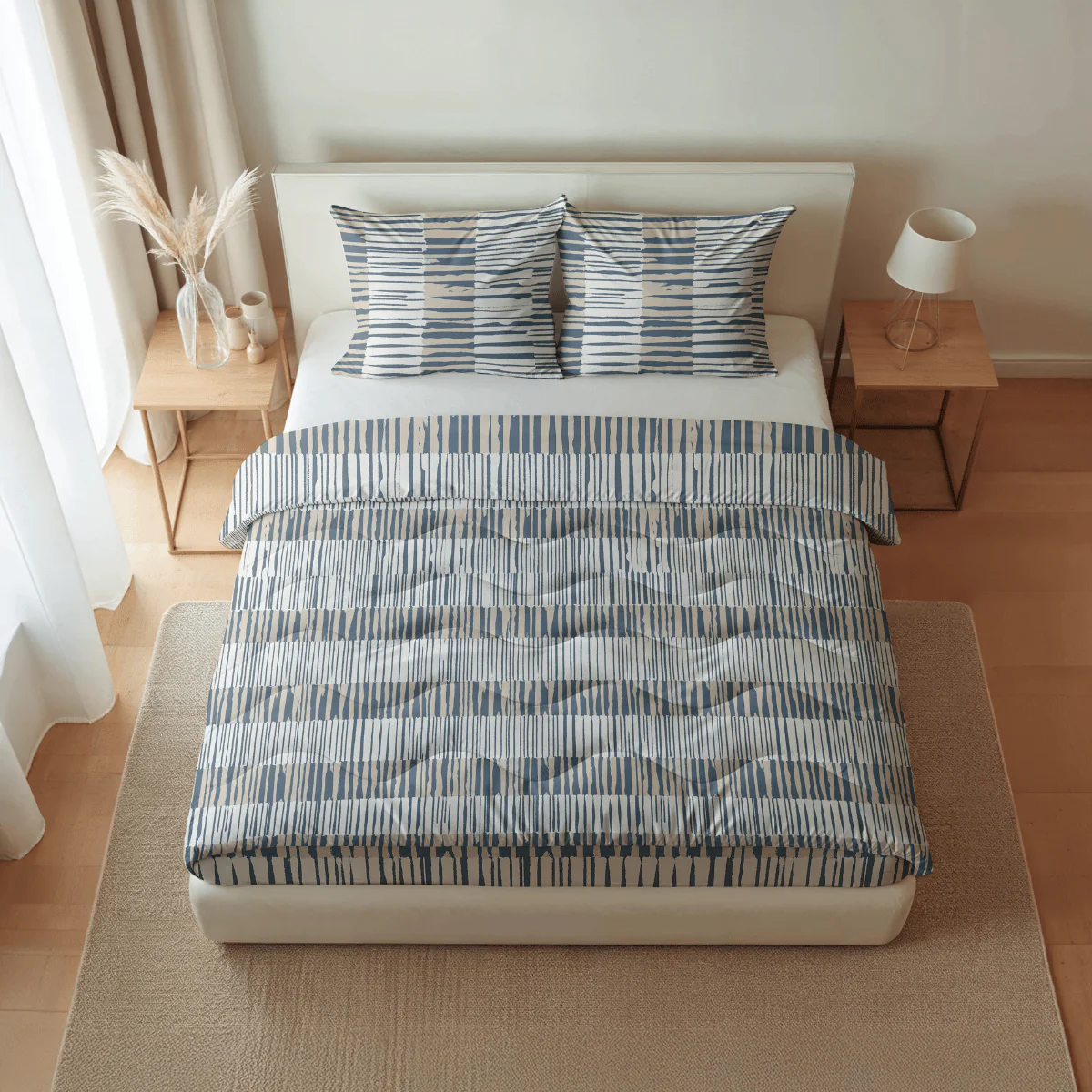 Zelesta Pure Design Baumwolle Bettdecke - Checkerboard - Image 3