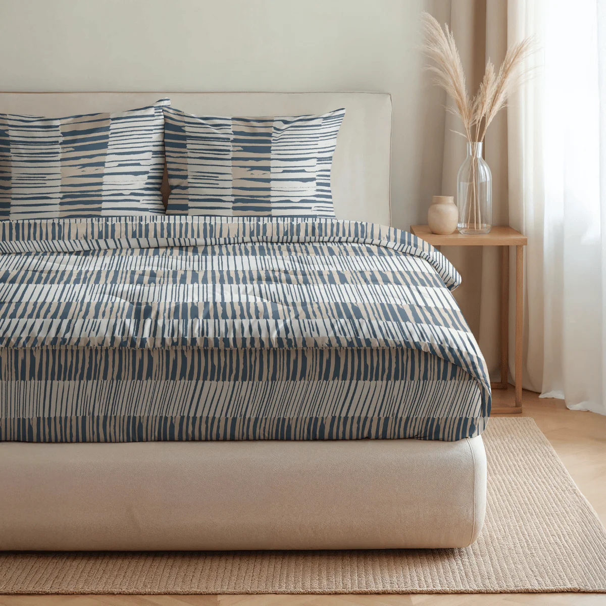 Zelesta Pure Design Baumwolle Bettdecke - Checkerboard - Image 4