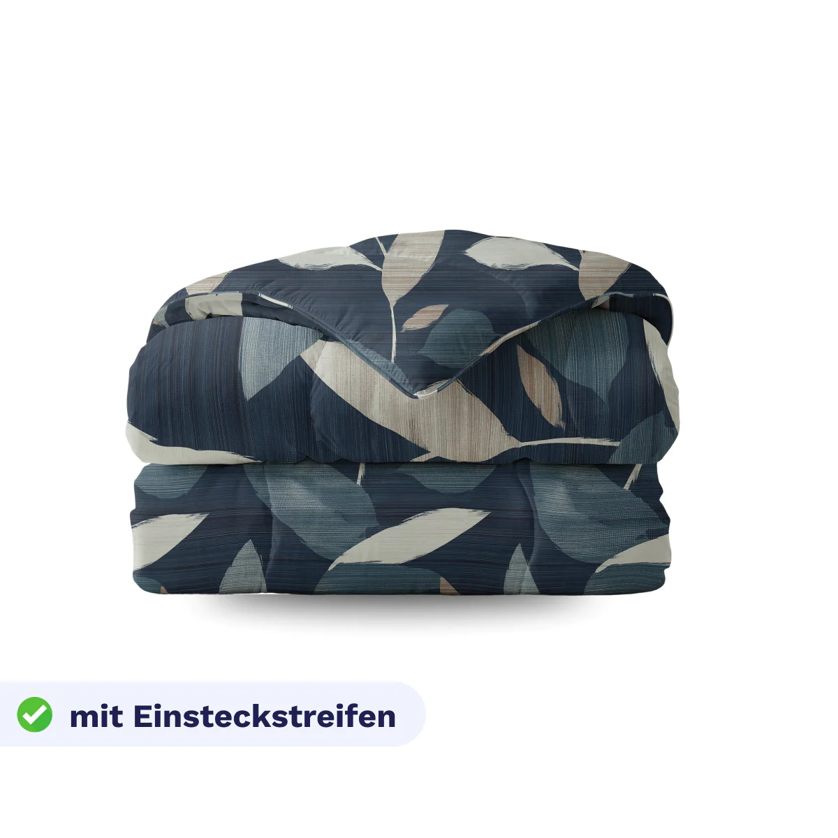 Zelesta Pure Design Baumwolle Bettdecke - Dark Leaves