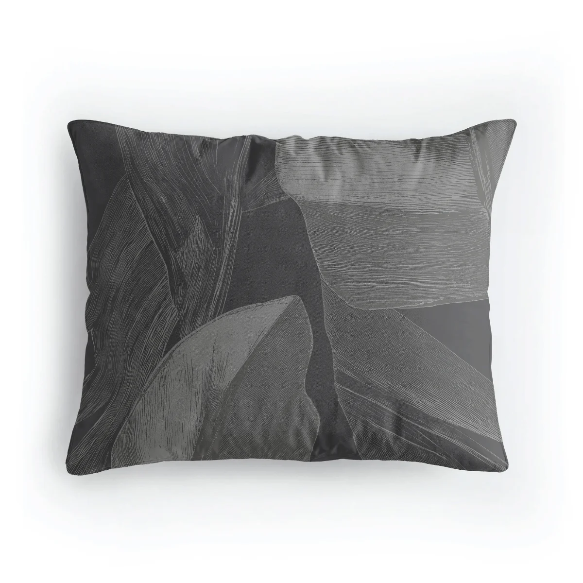Zelesta Pure Design Baumwolle Kissenbezüge Set von 2 - Black Swan