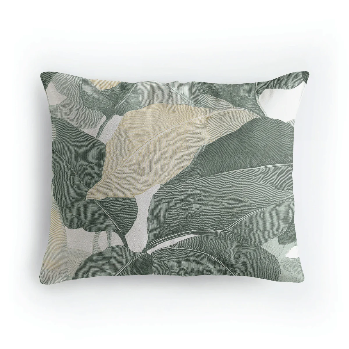 Zelesta Pure Design Baumwolle Kissenbezüge Set von 2 - Green Forest