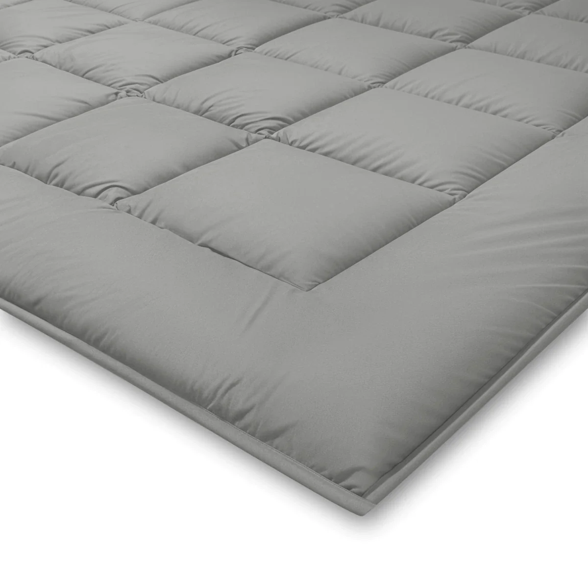 Zelesta Pure Duo Baumwolle Bettdecke - Dunkelgrau & Hellgrau - Image 6