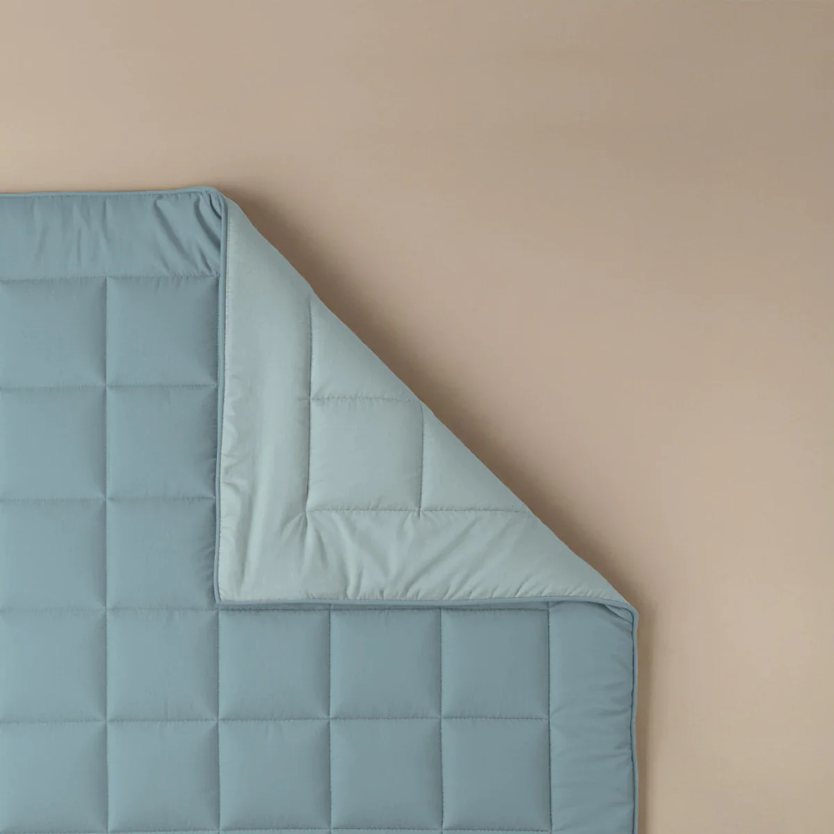 Zelesta Pure Duo Baumwolle Bettdecke - Graublau & Hellblau - Image 5