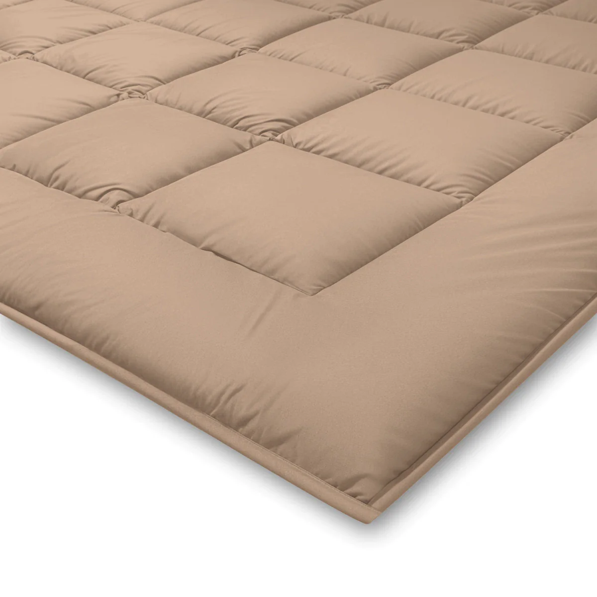 Zelesta Pure Duo Baumwolle Sommerbettdecke - Rosabraun & Betonbraun - Image 6