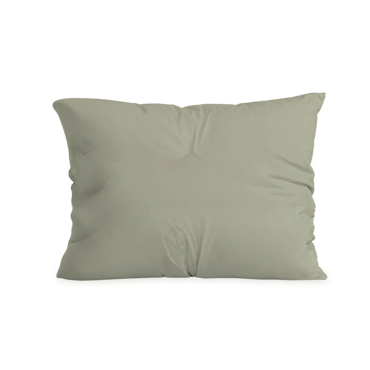 Zelesta Pure Duo Baumwolle Kissenbezüge Set von 2 - Graugrün