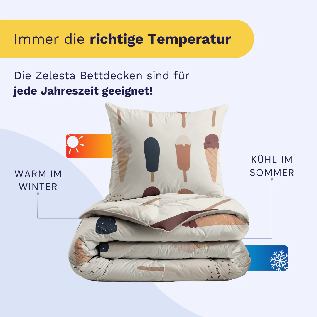Zelesta Pure Kids Baumwolle Bettdecke - Gelato - Image 5