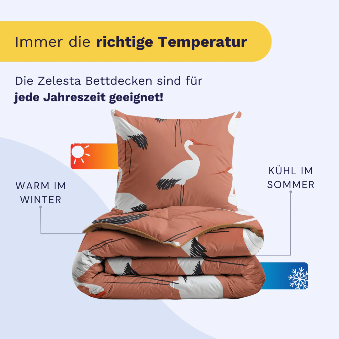 Zelesta Pure Kids Baumwolle Bettdecke - Terra Crane - Image 5