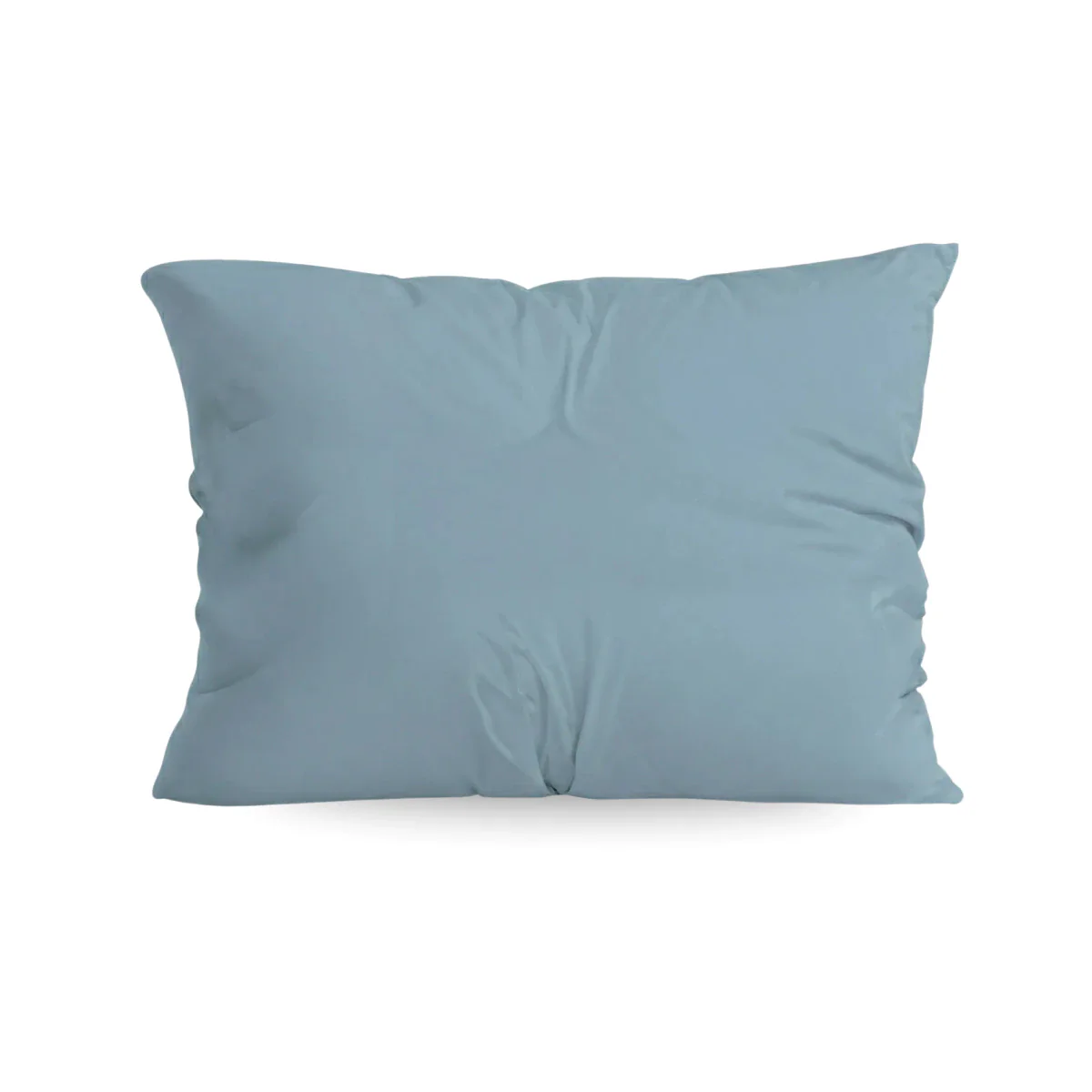 Zelesta Pure Uni Baumwolle Kissenbezüge Set von 2 - Pastellblau