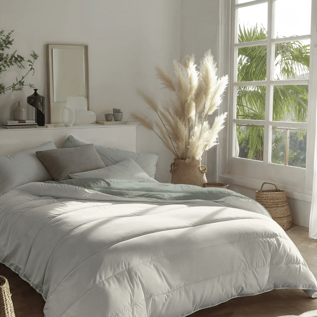 Zelesta Royalbed - Grün & Creme - Image 2