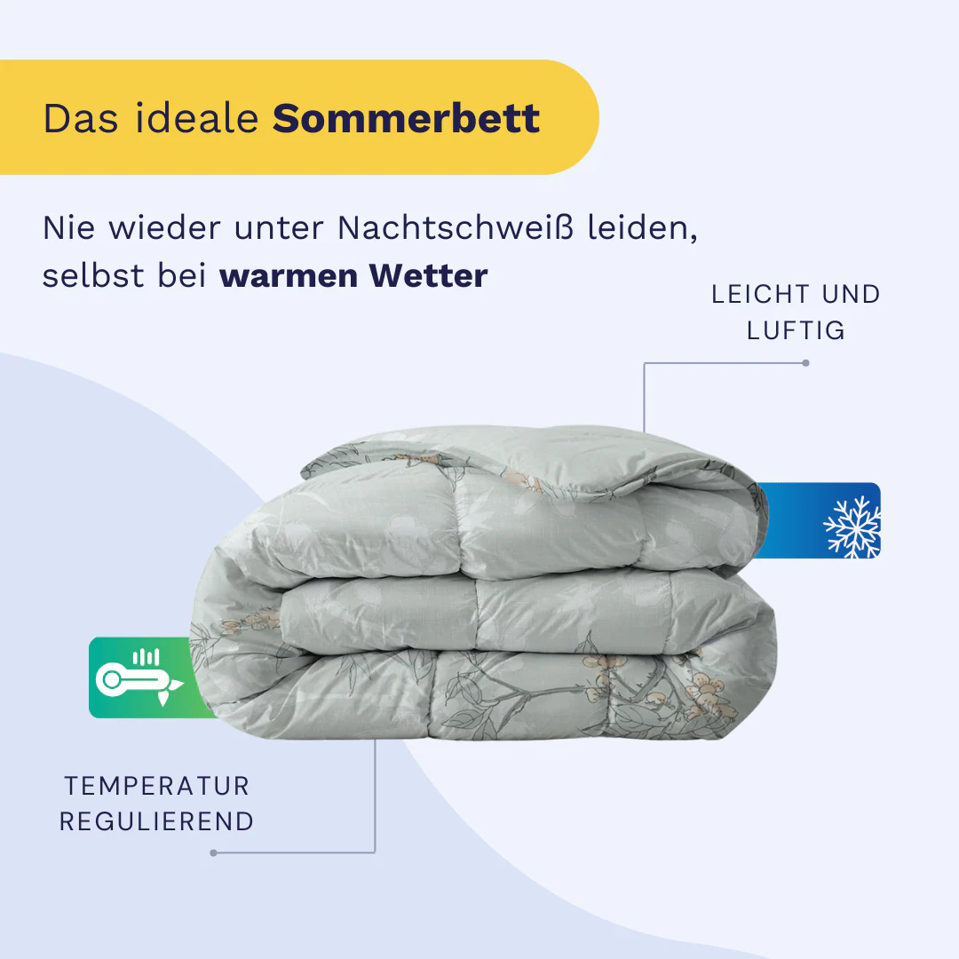 Zelesta Everyday Design Sommerbettdecke - Aqua Forest - Image 5