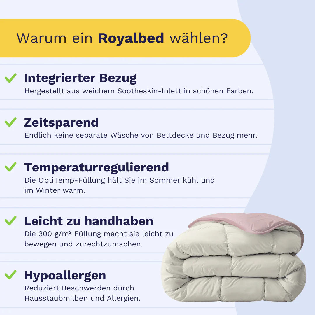 Zelesta Royalbed - Pastellrosa & Creme - Image 4
