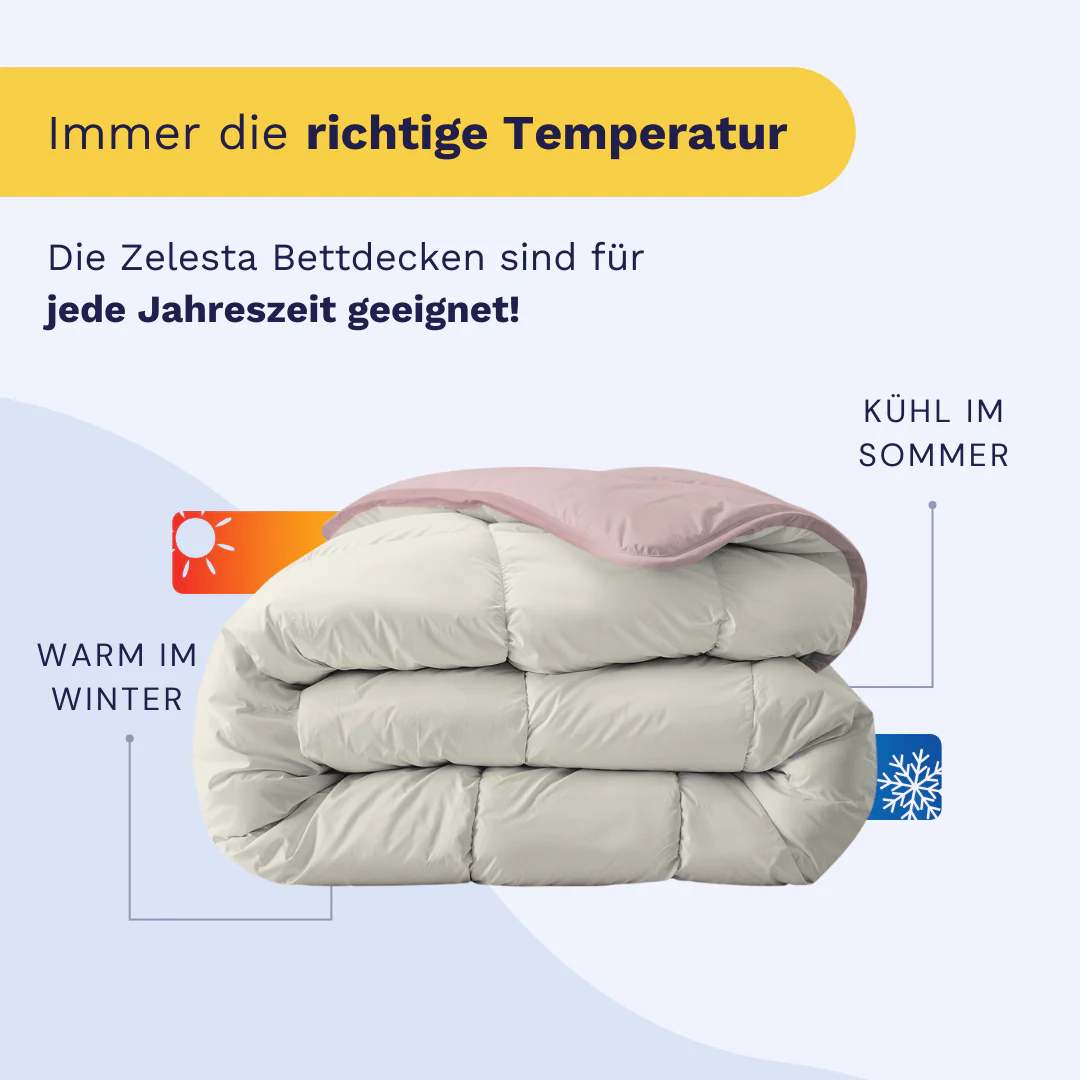 Zelesta Royalbed - Pastellrosa & Creme - Image 5