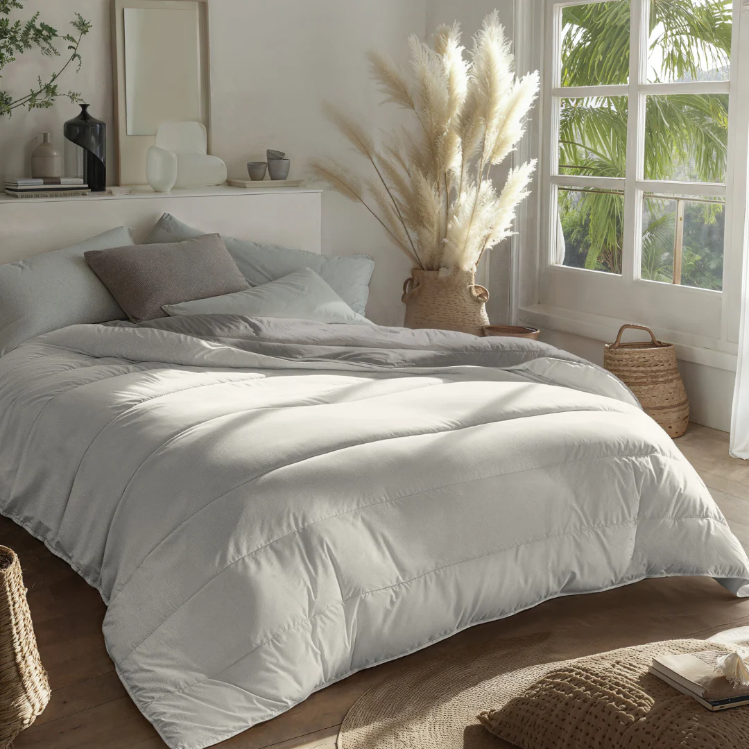 Zelesta Royalbed - Zartes Grau & Creme - Image 2