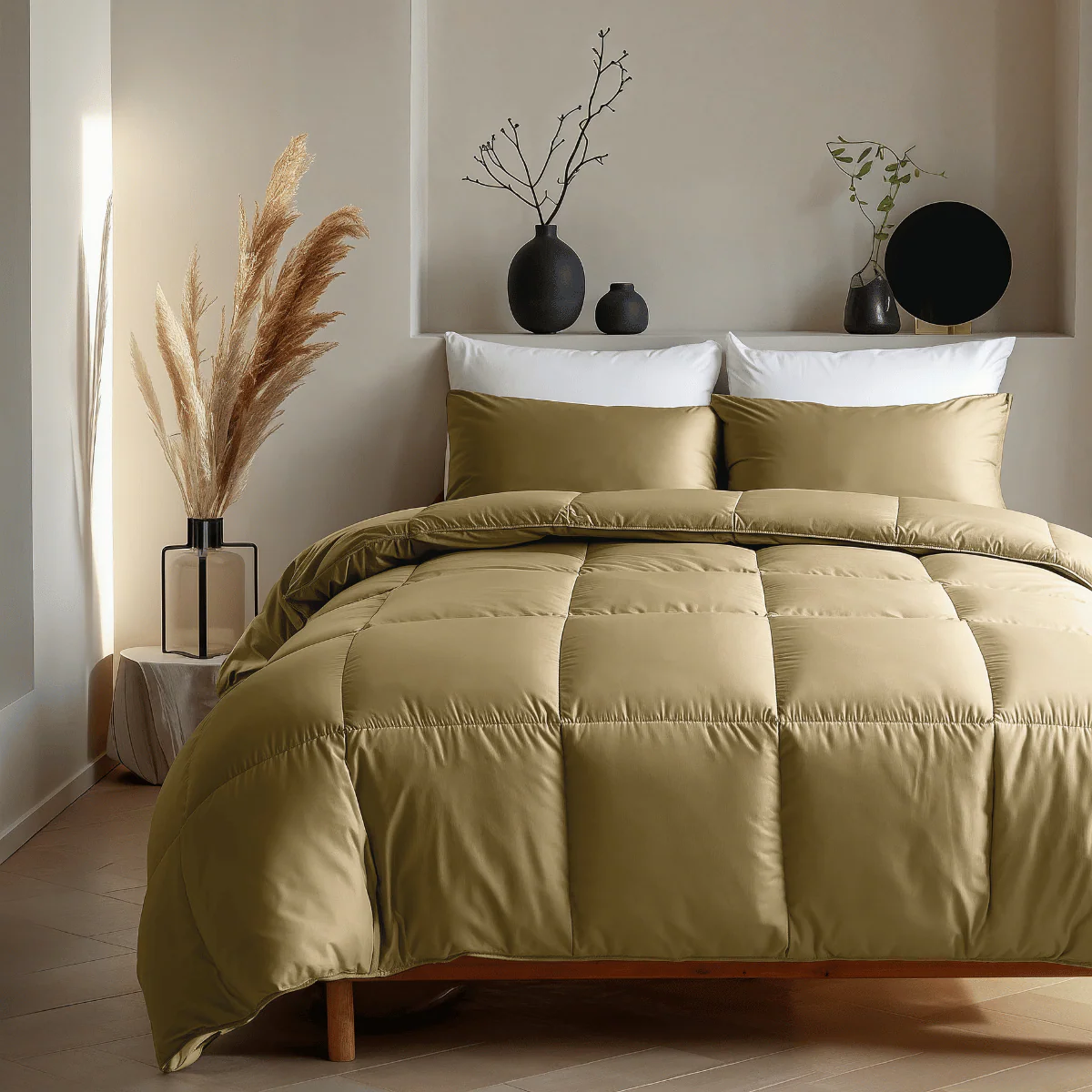 Zelesta Satinbed Baumwolle - Original Oker - Image 2
