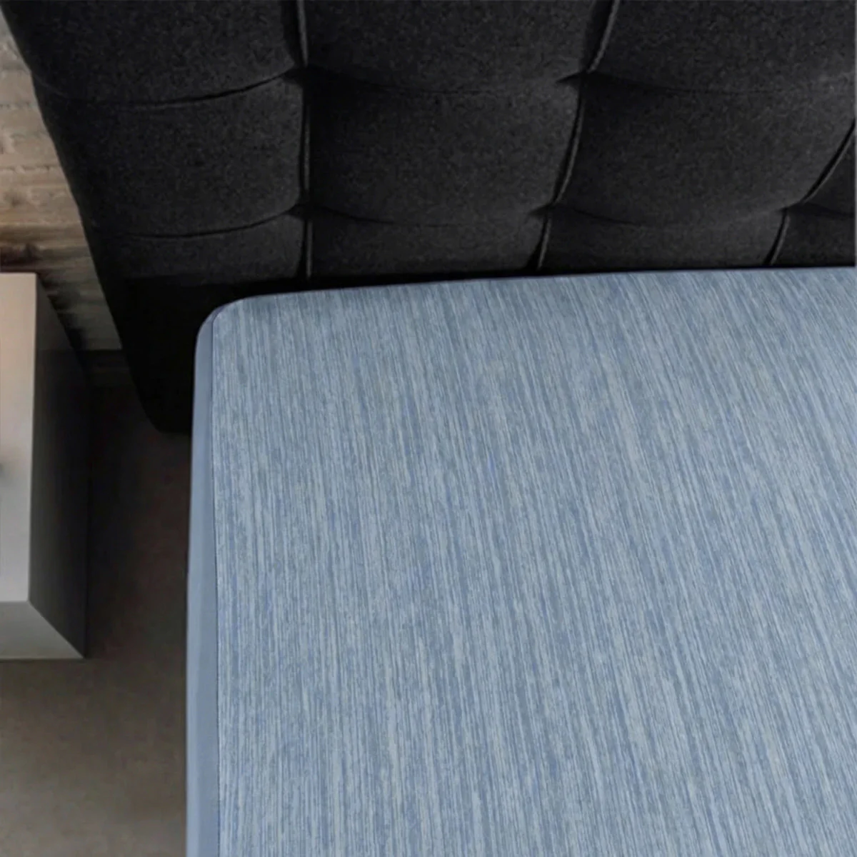 Zelesta Special Cooling Blend Spannbettlaken - Sanftes Blau - Image 3