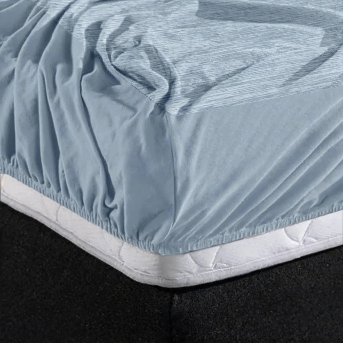 Zelesta Special Cooling Blend Spannbettlaken - Sanftes Blau - Image 4