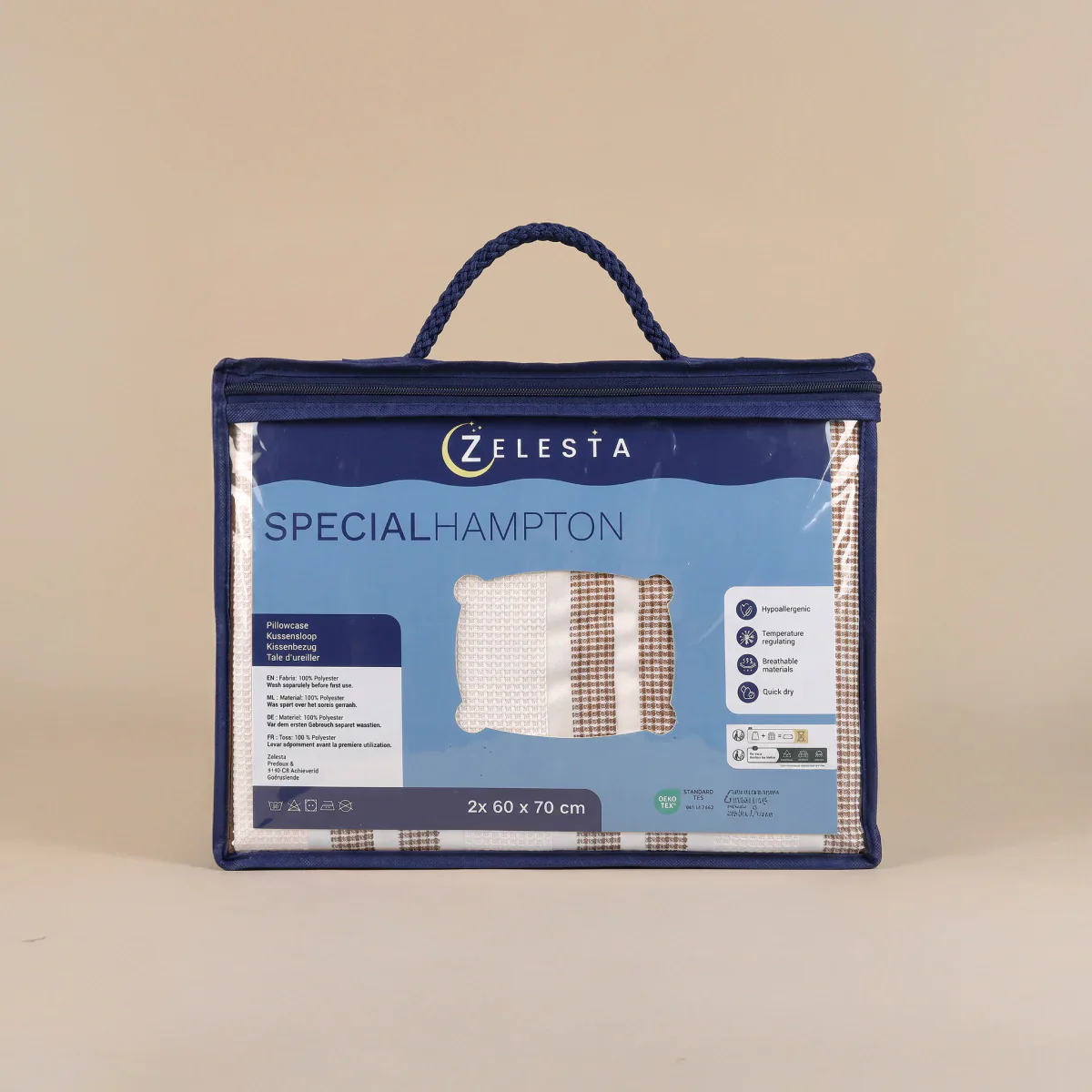 Zelesta Special Hampton Kissenbezug 2er-Set - Taupe - Image 4