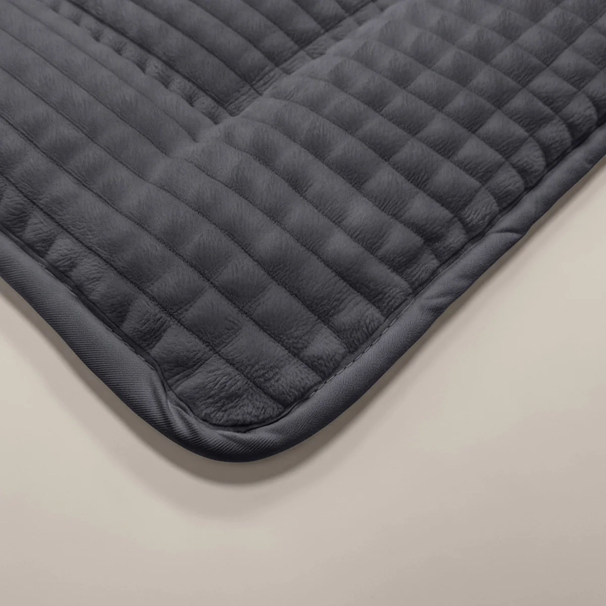 Zelesta Special Teddy Check Bettdecke - Anthrazit - Image 4