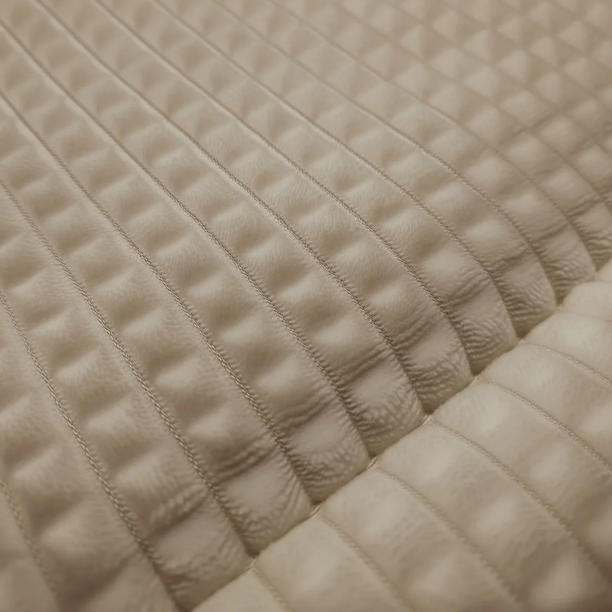 Zelesta Special Teddy Check Bettdecke - Taupe - Image 5