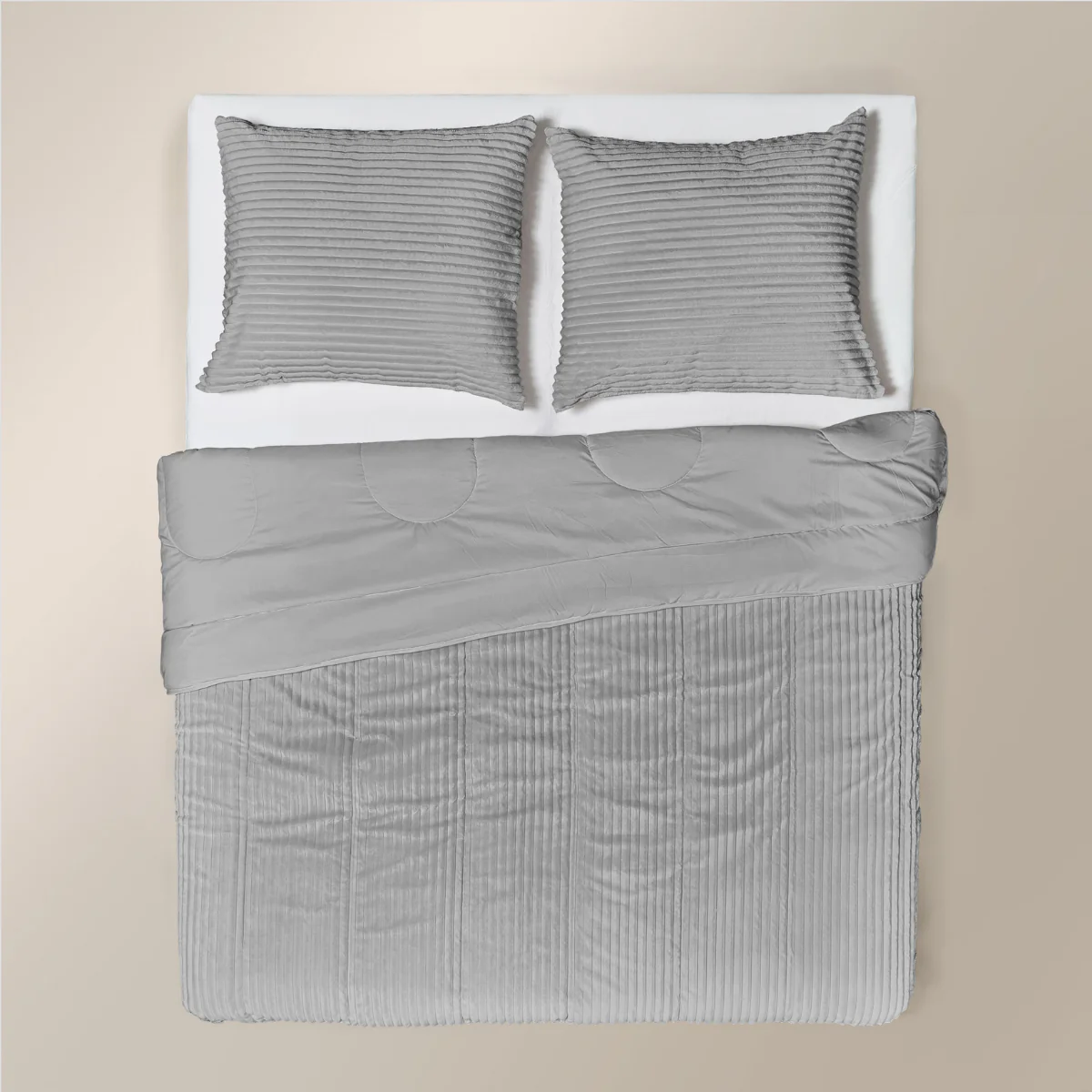 Zelesta Special Teddy Groove Bettdecke - Grau - Image 8