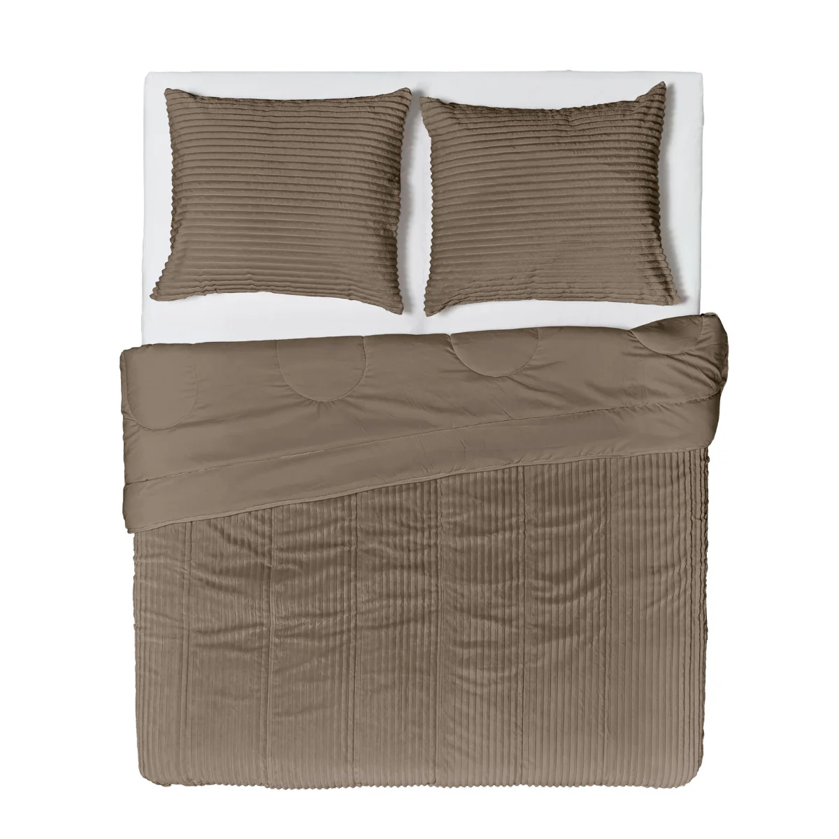 Zelesta Special Teddy Groove Bettdecke - Taupe - Image 9