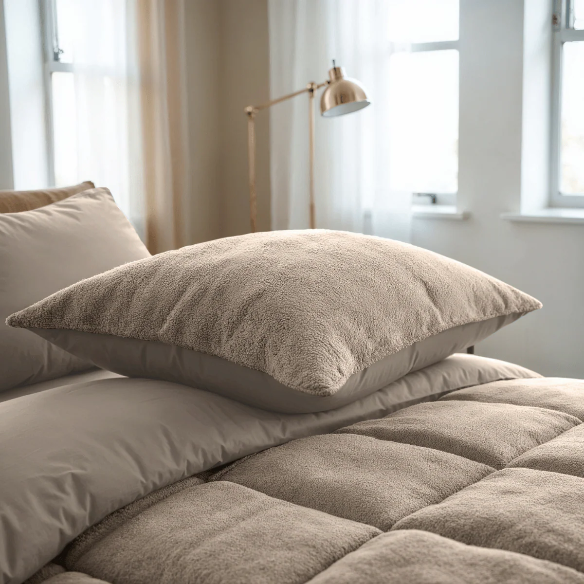 Zelesta Special Teddy Original Bettdecke - Taupe - Image 9